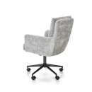 Кресло компьютерное HALMAR FLORES светло-серый/черный